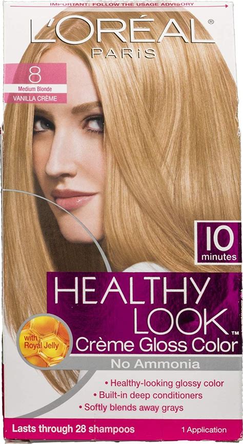 Du mehr erfahren, dann klicke hier: L'Oreal Paris Healthy Look Creme Gloss Color 8 Medium ...