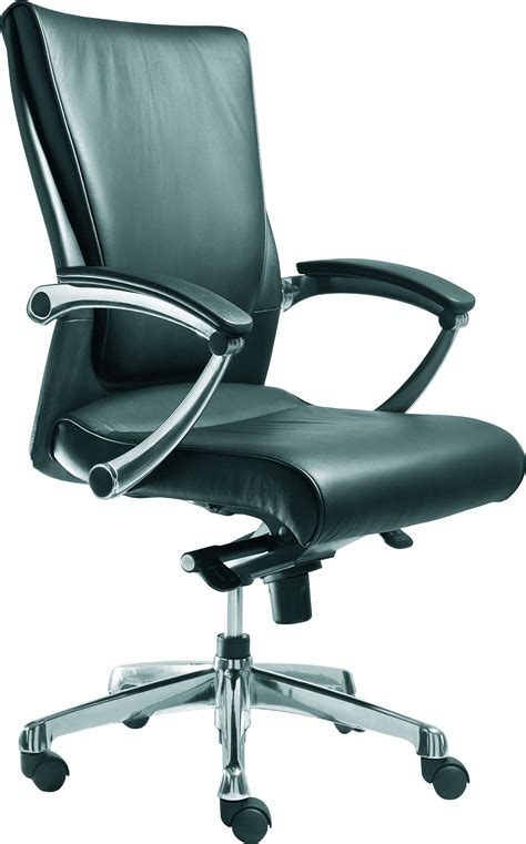 Fauteuil De Bureau En Cuir De Vachette George Accoudoirs Fixes