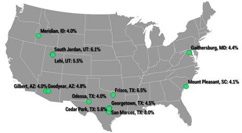 Growing And Shrinking Cities Map Business Insider