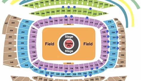 Soldier Field, Metallica Seating Chart | Star Tickets