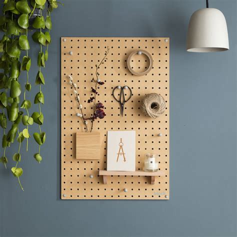 Pegboard With Wooden Pegs Medium By Block Design