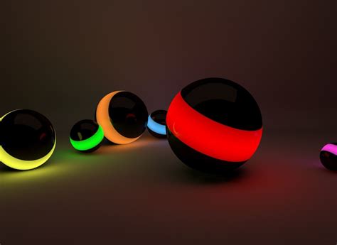 Nature will always be a part of our lives. 3D HD Colorful Ball for Laptop Free Download Wallpaper ...