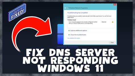 How To Fix DNS Server Not Responding Windows DNS Server YouTube