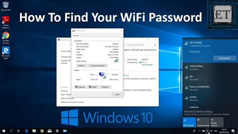 How To Find Your Wifi Password In Windows Youtube