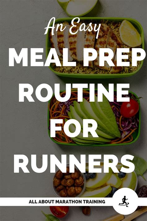 An Easy Meal Prep Routine For Runners Runner Diet Marathon Nutrition
