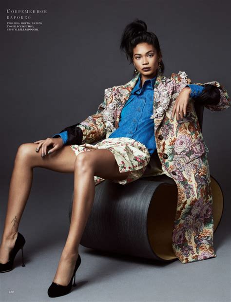 Chanel Iman For Harpers Bazaar Kazakhstan Black Style Report
