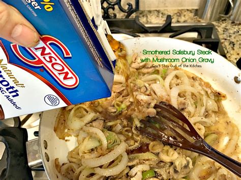 Worcestershire sauce salt 1/4 tsp. Smothered Salisbury Steak with Mushroom Onion Gravy - Can ...
