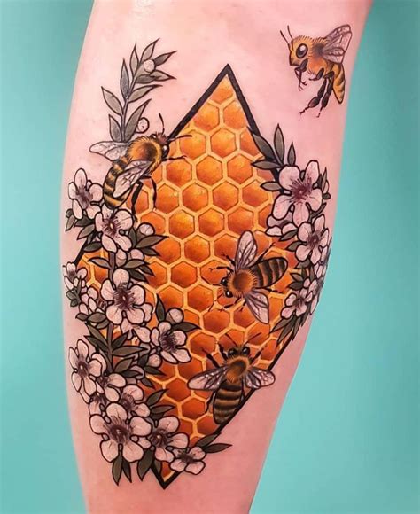 30 Pretty Honeycomb Tattoos You Will Love Style Vp Page 5
