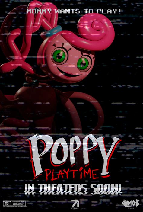 poppy playtime movie poster mommy long legs by juanpadraws on deviantart