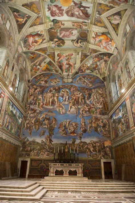 Michelangelo Sistine Chapel Altar Wall