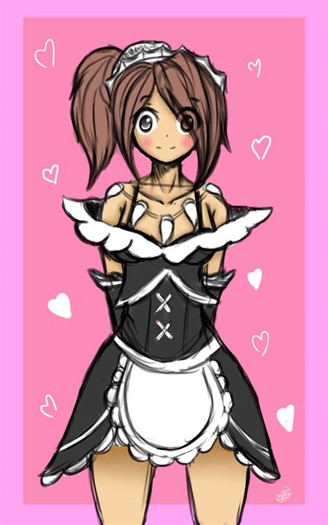 french maid nidalee by iamhuynh on deviantart