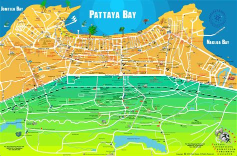 Large Pattaya Maps For Free Download And Print High Resolution And