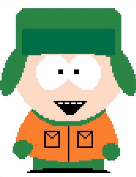 South Park Kyle Broflovski Cross Stitch Pattern Pdf On Etsy 275
