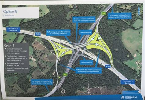 M25 A3 Wisley Interchange Plans When Might All The Proposed