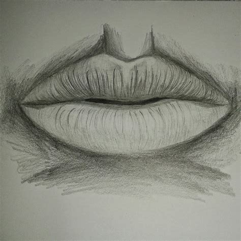 Seni Lukis Tutorial Melukis Wajah Dengan Pensil Menggambar Bibir Riset
