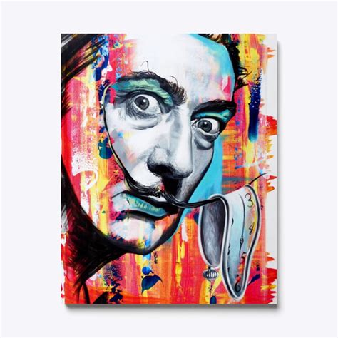 Salvador Dali Modern Pop Art Painting Products From Jsh Creates Teespring