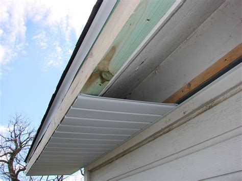 Overhangs on a home tend to trap heat and moisture which causes paint to peel. Aluminum Soffit & Fascia Installation - Hicksville, Ohio ...