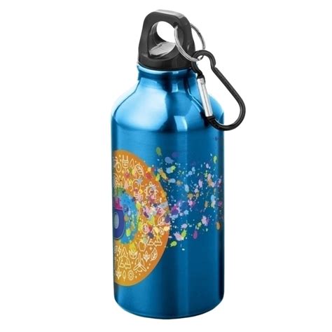 Full Colour Custom Printed 400 Ml Aluminium Water Bottle