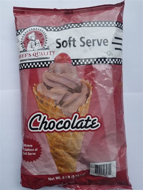 Quality Soft Serve Mixbag Chocolate Ice Cream Mix 6 Lb