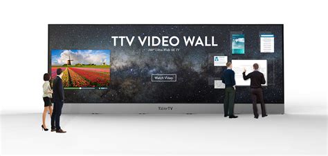 200 Inch 8k Tv 0mm Bezel Video Wall Debuts On Cebit 2016