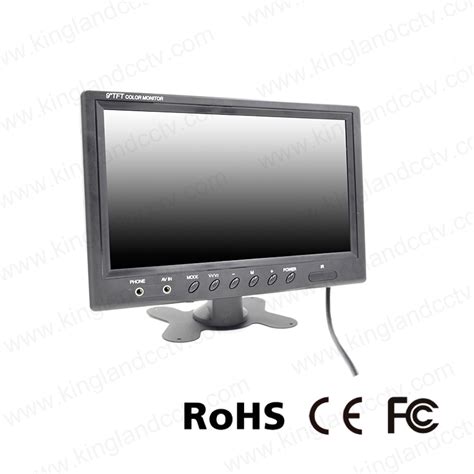 9 Inch High Resolution Color Lcd Car Monitor