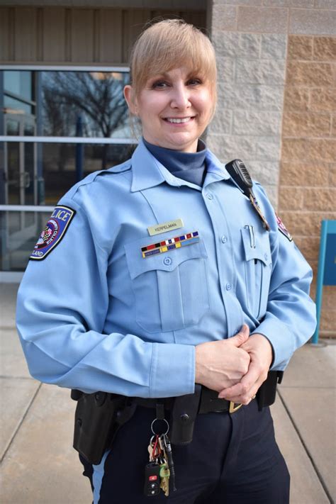 aacc s only female cop keeps college secure campus current