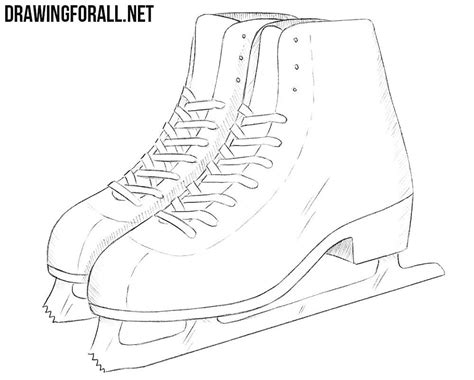 How To Draw Ice Skates How To Draw Ice Ice