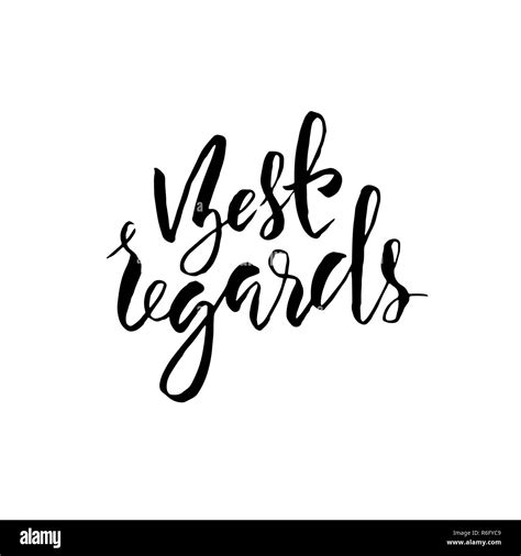Best Regards Sign Hi Res Stock Photography And Images Alamy