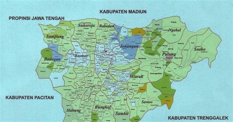 Peta Kabupaten Ponorogo Malioboro