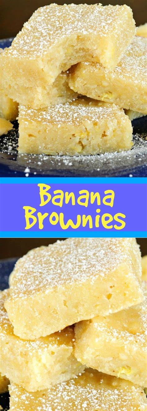 Using a butter knife, stir gently to swirl the batters together. Banana Brownies - Back for Seconds
