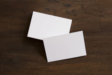 Download free, printable business card templates for word and powerpoint. Premium Photo | Top view of blank business cards