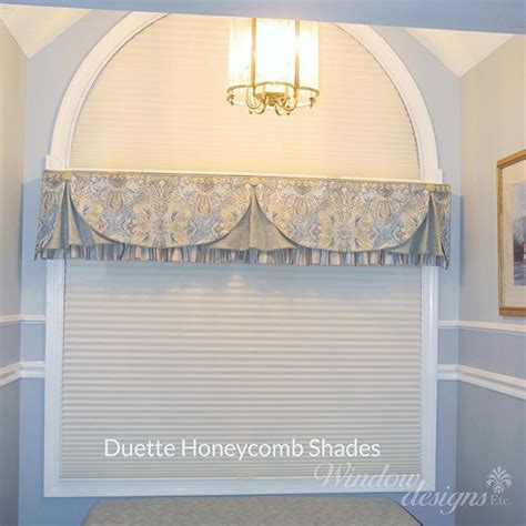Madeline Valance With 4 Fabrics Hunter Douglas Duette Honeycomb Shades