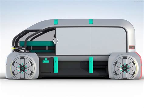 Renault Ez Pro Concept 2018 Véhicule Autonome Pour Les Livraisons