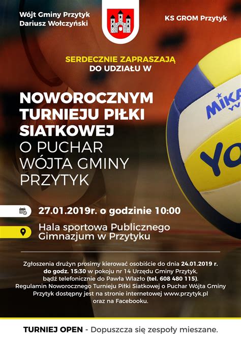 Noworoczny Turniej Piłki Siatkowej o Puchar Gminy Przytyk Gmina Przytyk
