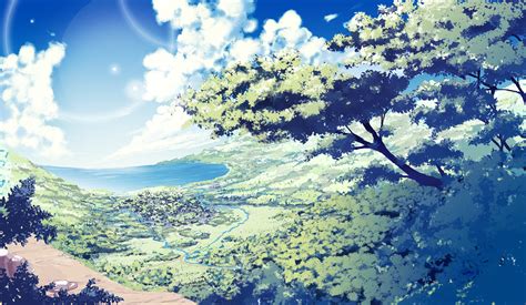 Anime Scenery Wallpaper Vertical Download 1242x2688 Anime Landscape