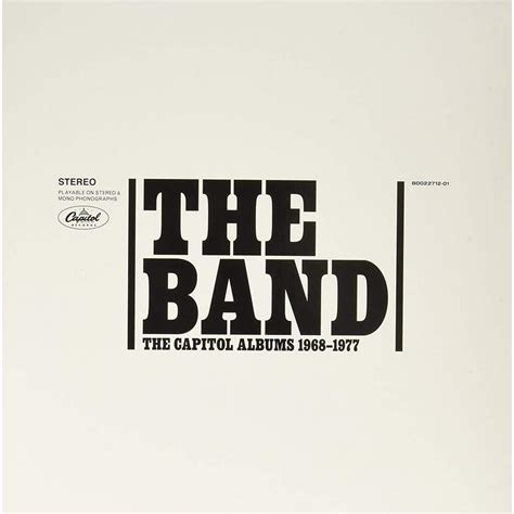 The Band The Capitol Albums 1968 1977 8 Lp Box Set Vinyl