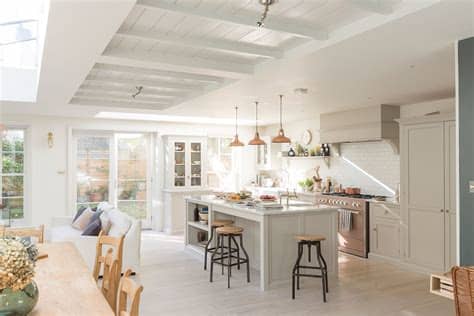 In an effort to add more light to the space, the ceiling is covered in a textured orange. Kitchen Design Ideas: The Best Kitchen Designs for ...