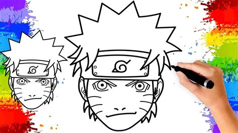 Como Desenhar O Naruto Passo A Passo Fácil E Rápido Youtube