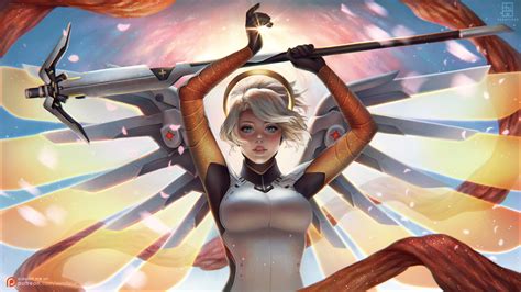 Mercy Overwatch Game Hd Games 4k Wallpapers Images Backgrounds