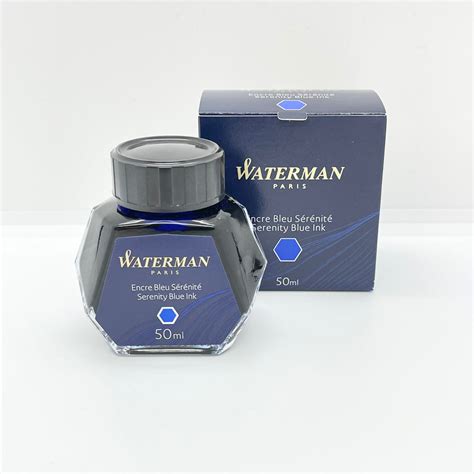 Waterman Ink Bottle Serenity Blue 50ml Reid Stationers