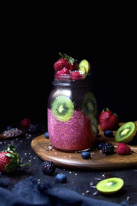 Chocolate And Raspberry Chia Pudding Parfaits Wife Mama Foodie