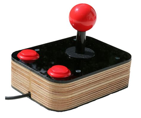 Black Retro Joystick By Arcade Forge Atari 2600