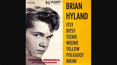 Brian Hyland Itsy Bitsy Teenie Weenie Yellow Polka Dot Bikini YouTube