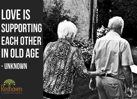 Love Is Supporting Each Other In Old Age Unknown Seniorcare Eldercare Care Assistedliving