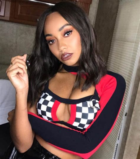 little mix leigh anne pinnock instagram fans wowed by braless reveal