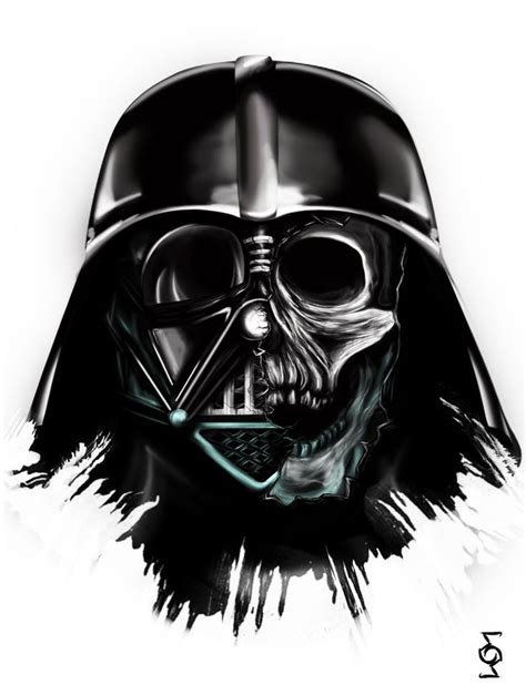 Decorated With Skulls Star Wars Wallpaper Darth Vader Star Wars