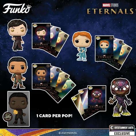 Marvels Eternals Funko Pops Launch With Exclusive Collector Cards