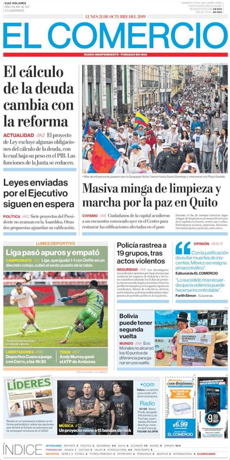 El comercio internacional tiene una perspectiva más global que el comercio exterior puesto que hace referencia a todas las transacciones financieras y comerciales de los diferentes países y los bloques. Periódico El Comercio (Ecuador). Periódicos de Ecuador ...