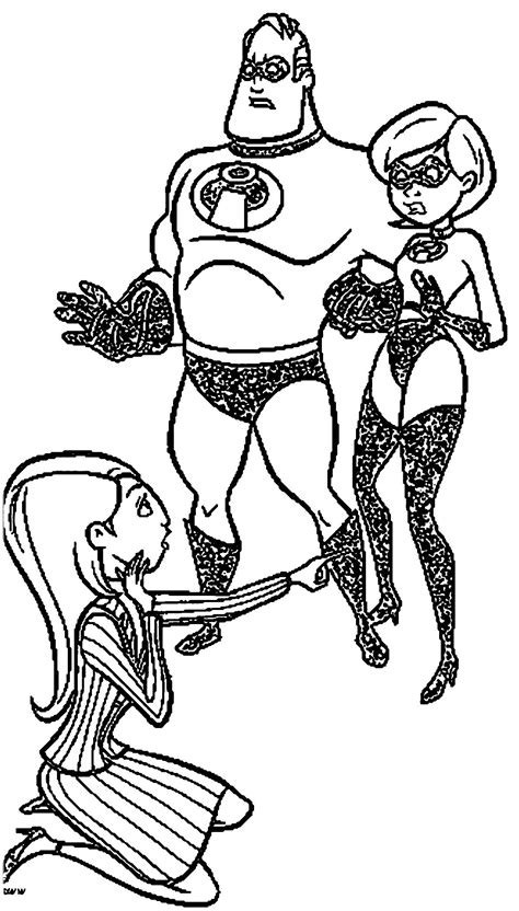 The Incredibles Coloring Page 48 Wecoloringpage Com