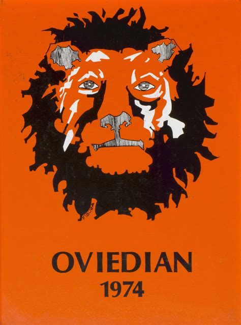 1974 Yearbook From Oviedo High School From Oviedo Florida For Sale